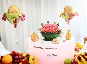 Sculpturi fructe Nunta Bucuresti
